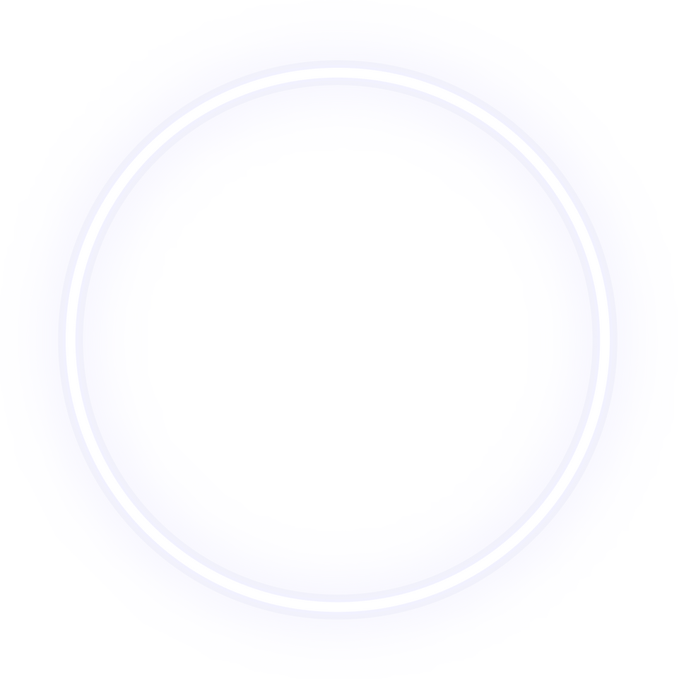 White Neon Circle